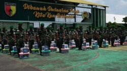 Berbagi Berkah, Dandim Bojonegoro berikan Bingkisan Lebaran untuk Anggota
