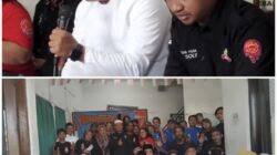 Pengurus dan Anggota Laskar Ronggolawe Nusantara Gelar Bakti Sosial di Tuban