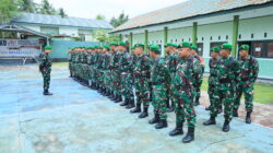 Siaga Penuh, Personel Kodim 1505/Tidore Gelar Apel Antisipasi Perkembangan Situasi Wilayah