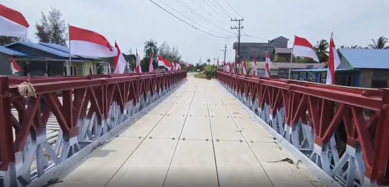 Bagian dari 218 Jembatan Nasional, TNI AD Bangun 35 Jembatan Bailey di Aceh