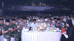 Danlanud Sultan Hasanuddin Hadiri Buka Puasa Bersama TNI-Polri dan Forkopimda Sulsel