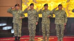 Irjen TNI Pimpin Upacara Laporan Korps Kenaikan Pangkat 54 Perwira Tinggi TNI