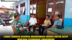 Lewat Komsos Babinsa Menghimbau Warga Untuk Aktif Menjaga Keamanan Lingkungan