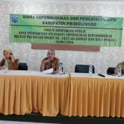 Optimalkan Layanan POKAK, Disdukcapil Kabupaten Probolinggo Gelar Forum Konsultasi Publik