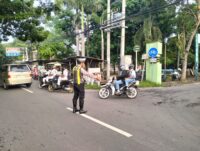 Kasat Lantas Polres Probolinggo Kota Laksanakan Giat Poros Pagi untuk Kelancaran Arus Lalu Lintas