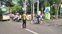 Kasat Lantas Polres Probolinggo Kota Laksanakan Giat Poros Pagi untuk Kelancaran Arus Lalu Lintas
