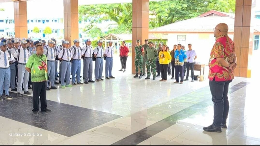 Personel Kodim 1710/Mimika Berpartisipasi Aktif dalam Seleksi Paskibraka 2026