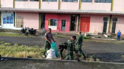 Peduli Lingkungan, Personil Kodim 1505/Tidore Gelar Jum’at Bersih di Masjid Miftahul Jannah