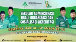 Semarak Harlah ke-92, Ketua Ansor Kota Probolinggo Harapkan Penguatan Kader Lewat Sekolah Administrasi Dan Ngaji Organisasi