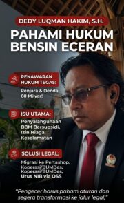 “Di Balik Botol Bensin: Bisnis Kecil, Ancaman Pidana Besar”