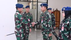 Komandan Lanud Sultan Hasanuddin Pimpin Laporan Korps Kenaikan Pangkat 21 Perwira
