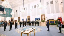 Panglima TNI Hadiri Pelantikan Menteri dan Pejabat Pemerintah Kabinet Merah Putih di Istana Negara