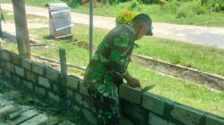 REHAB MUSHOLA, SATGAS TMMD KE-128 KODIM 0908/BONTANG PERKUAT FASILITAS IBADAH WARGA