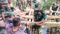 TMMD Ke-128 Kodim 0908/Bontang Hadirkan Solusi, Jembatan Penghubung Warga Terus Dikebut
