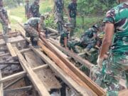 TMMD Ke-128 Kodim 0908/Bontang Hadirkan Solusi, Jembatan Penghubung Warga Terus Dikebut