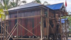 Satgas TMMD Ke-128 Kodim 1710/Mimika: Pemasangan Atap Rampung, Progres Pembangunan 5 Rumah Capai 90 Persen
