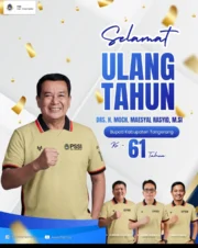 Selamat HUT ke-61, Bupati Tangerang Terima Ucapan dari Ketua Askab PSSI