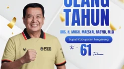 Selamat HUT ke-61, Bupati Tangerang Terima Ucapan dari Ketua Askab PSSI