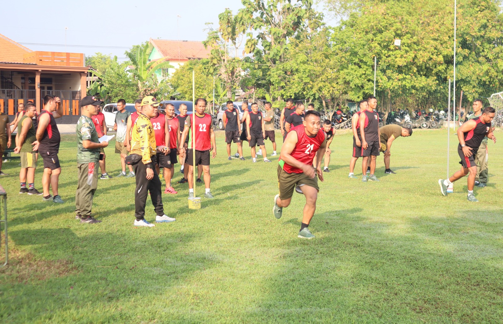 Ratusan Prajurit Kodim Bojonegoro Ikuti Tes Garjas Periodik