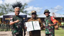 Pangdam XVII/Cenderawasih Resmi Tutup TMMD Ke-128 Kodim 1710/Mimika di Kampung Keakwa