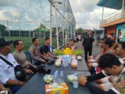 Peringati Hari Pers Sedunia, Polres Probolinggo Kota Gelar Piramida Di Lapangan Mini Soccer Kedupok