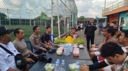Peringati Hari Pers Sedunia, Polres Probolinggo Kota Gelar Piramida Di Lapangan Mini Soccer Kedupok