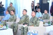 Panglima TNI Bersama Menteri Pertanian Melaksanakan Panen Raya Kedelai Ketahanan Pangan TNI AL di Nganjuk Panglima TNI Bersama Menteri Pertanian Melaksanakan Panen Raya Kedelai Ketahanan Pangan TNI AL di Nganjuk