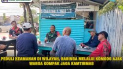 Peduli Keamanan Di wilayah, Babinsa Melalui Komsos Ajak Warga Kompak Jaga Kamtibmas