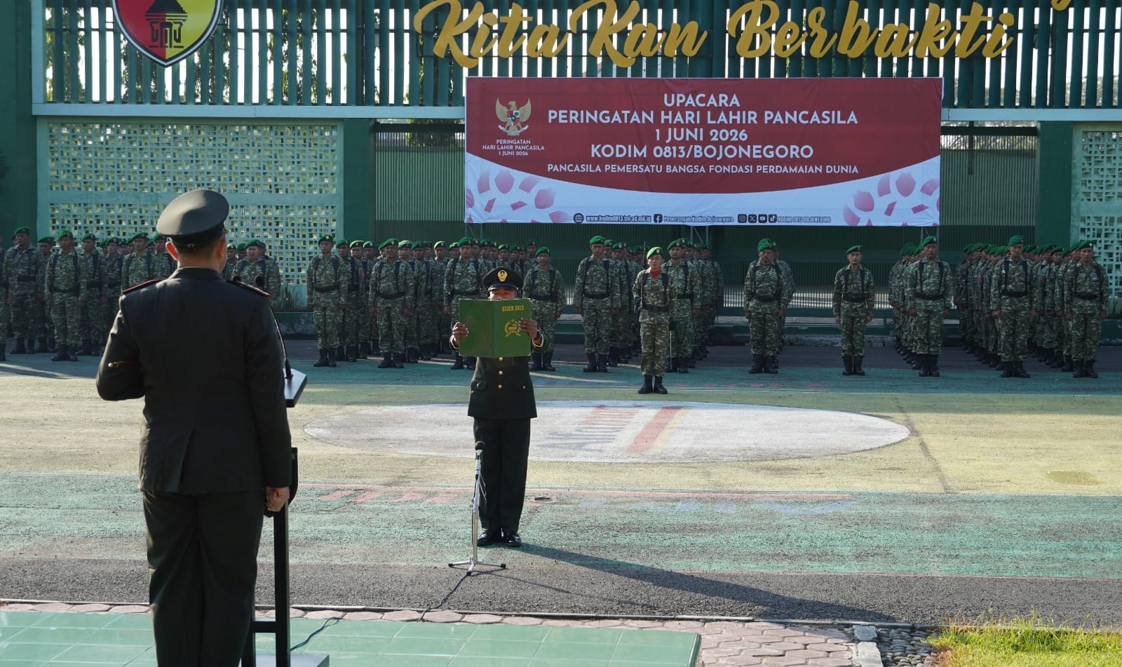 Peringati Harlah Pancasila 2026, Kodim Bojonegoro Gelar Upacara Bendera Peringati Harlah Pancasila 2026, Kodim Bojonegoro Gelar Upacara Bendera