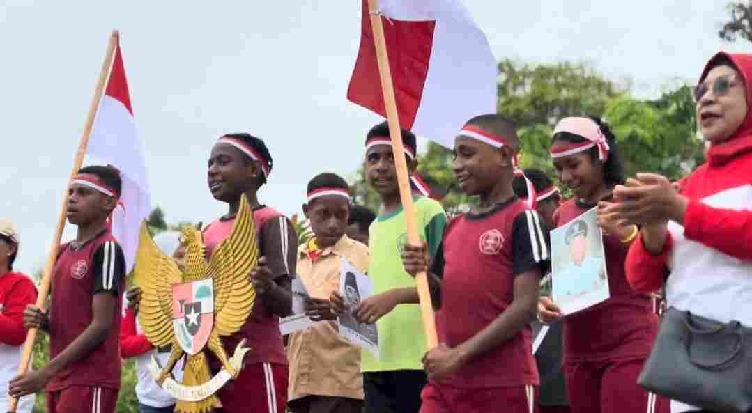 Kegiatan Peringati Hari Lahir Pancasila, Membuat Tawa dan Senyum Kebahagiaan Anak-Anak Papua Kembali Pecah