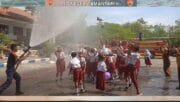 Unik dan Meriah, Acara Kelulusan Siswa SDN Tamansari II Dringu, Undang Damkar 