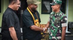 Dandim 1710/Mimika Terima Audiensi Ketua KPU Mimika, Pererat Silaturahmi dan Tingkatkan Sinergitas