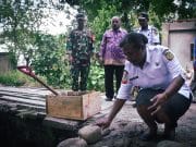 Perkuat Konektivitas Wilayah, Kodim 1710/Mimika Ground Breaking 6 Jembatan Garuda