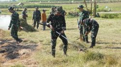 Pererat Kemanunggalan, Brigif TP 33/Naga Sesha Gelar Karya Bakti dan Anjangsana di Bubulan Bojonegoro