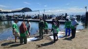 Jum’at Berkah, Personel Kodim 1505/Tidore Bersihkan Pesisir Pantai dan Lingkungan Kedaton