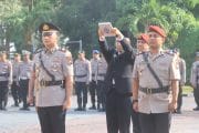 Polres Probolinggo Gelar Sertijab Pejabat Utama dan Kapolsek Jajaran