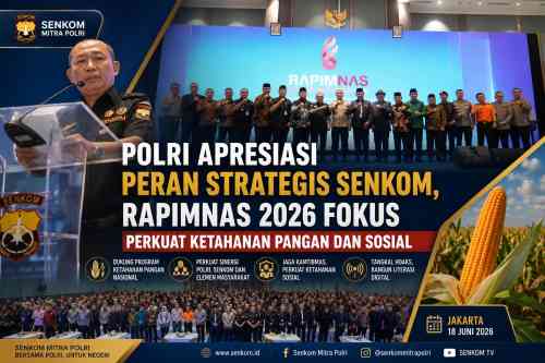 Senkom Mitra Polri Perkuat Ketahanan Pangan Nasional Melalui Gerakan Budidaya Jagung