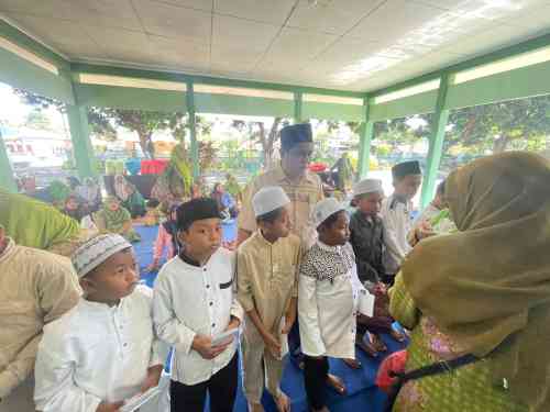 Turba dan Santunan Anak Yatim Pengurus Cabang Muslimat Nahdlatul Ulama Bersama Camat dan PT UPG di Bulan Asyura