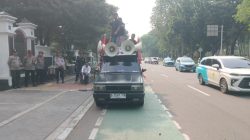Mobil Komando Warnai Aksi di Kemenag RI, Massa Sampaikan Sejumlah Dugaan Pelanggaran