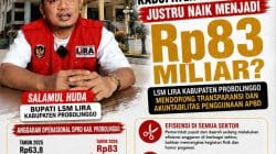 LIRA Soroti Kenaikan Anggaran Operasional DPRD Kabupaten Probolinggo Yang Capai Rp 83 Miliar