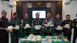 Satgas Pamtas Yonarhanud 1/PBC/1 Kostrad Kembali Ukir Prestasi, Gagalkan Penyelundupan 21,4 Kg Sabu dan Amankan WNA di Entikong