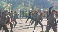 Kodim 1714/Puncak Jaya Laksanakan Kegiatan Jumat Sehat