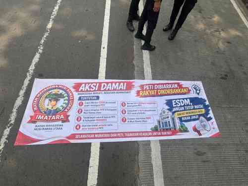 Demo PETI Muratara di Jakarta Memanas, IMATARA Tahan Kritik ke Aparat
