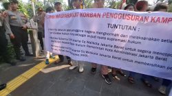 Puluhan Warga Kampung Baru Suarakan Aspirasi di Balai Kota DKI
