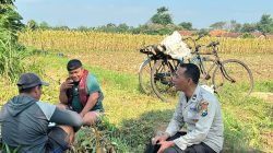 Sokong Ketahanan Pangan, Polsek Wonoasih Sambangi Petani Pakistaji