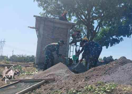 TMMD 129 Bojonegoro Sediakan Fasilitas Air Bersih Warga Bekatul Kesongo