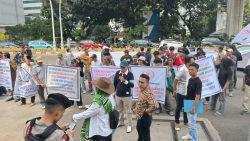 Massa SCW Minta Kapolri Ambil Alih Penanganan Laporan Dugaan Penyerobotan Tanah di Sumsel
