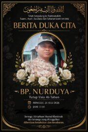Doa Mengiringi Kepergian Nurduya, Anggota Aktif SENKOM Mitra Polri Kabupaten Tangerang