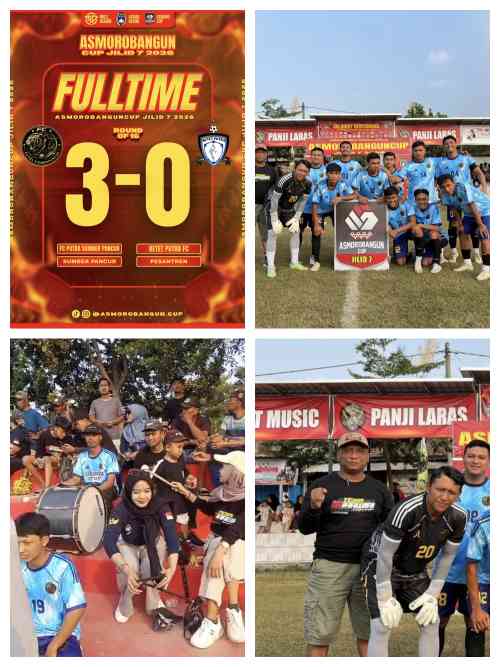 FC Putra Sumberpancur Hancurkan Betet Putra FC 3-0, Dominasi Total di Laga Panas FC Putra Sumberpancur Hancurkan Betet Putra FC 3-0, Dominasi Total di Laga Panas