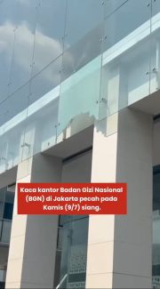 Kantor BGN Digegerkan Kaca Pecah, Polisi: Diduga Akibat Pemuaian Kaca